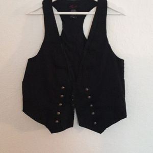 Torrid black vest